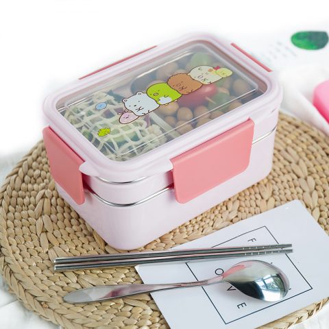 Cartoon Lunch Box Kids Food Container