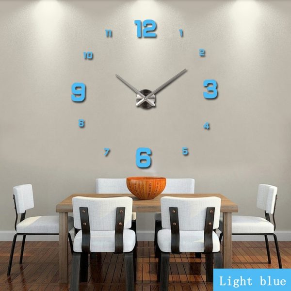 Large Wall Watch 3d Wall Clocks