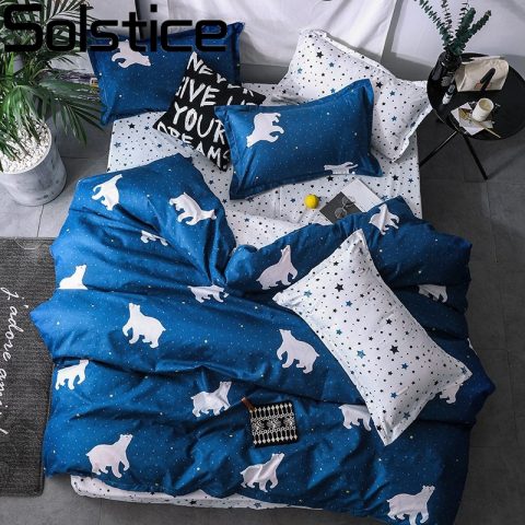 Home Textile Cartoon Polar Bear Bedding