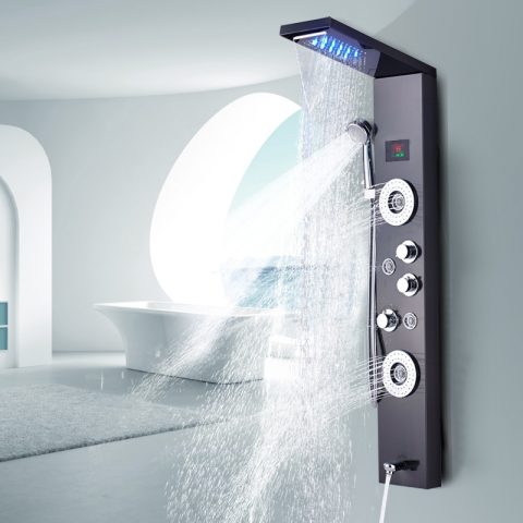 Bathroom Shower Faucet LED Shower