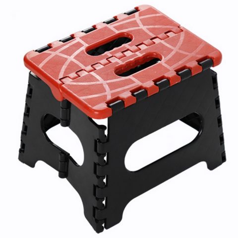 Plastic Portable Step Stool Foldable Chair