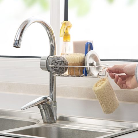 Sink Faucet Sponge Holder