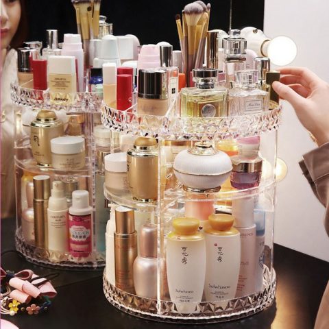 Makeup Organizer Transparent Storage