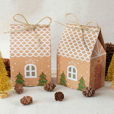 Christmas House Candy Bags