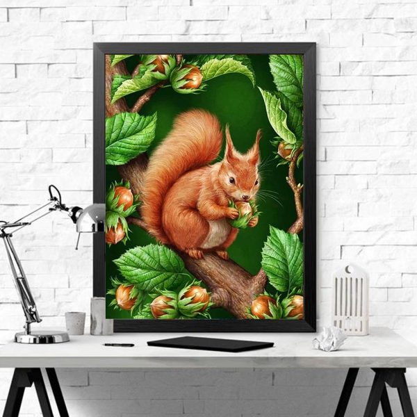 Plant Art Eurasian Red Squirrel
